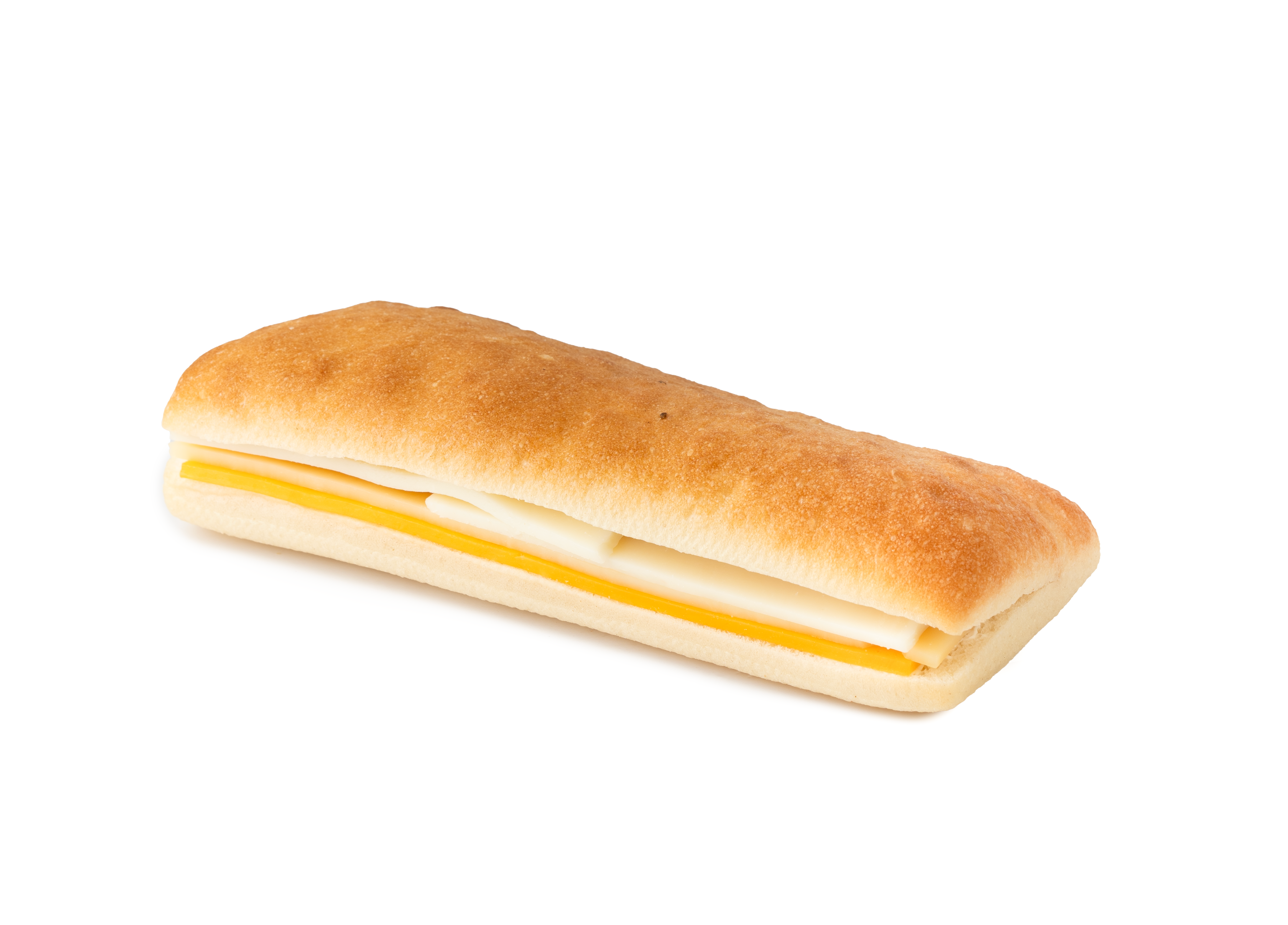 ساندويتش الجبنة الثلاثة مع خبز الشباتا الأبيض