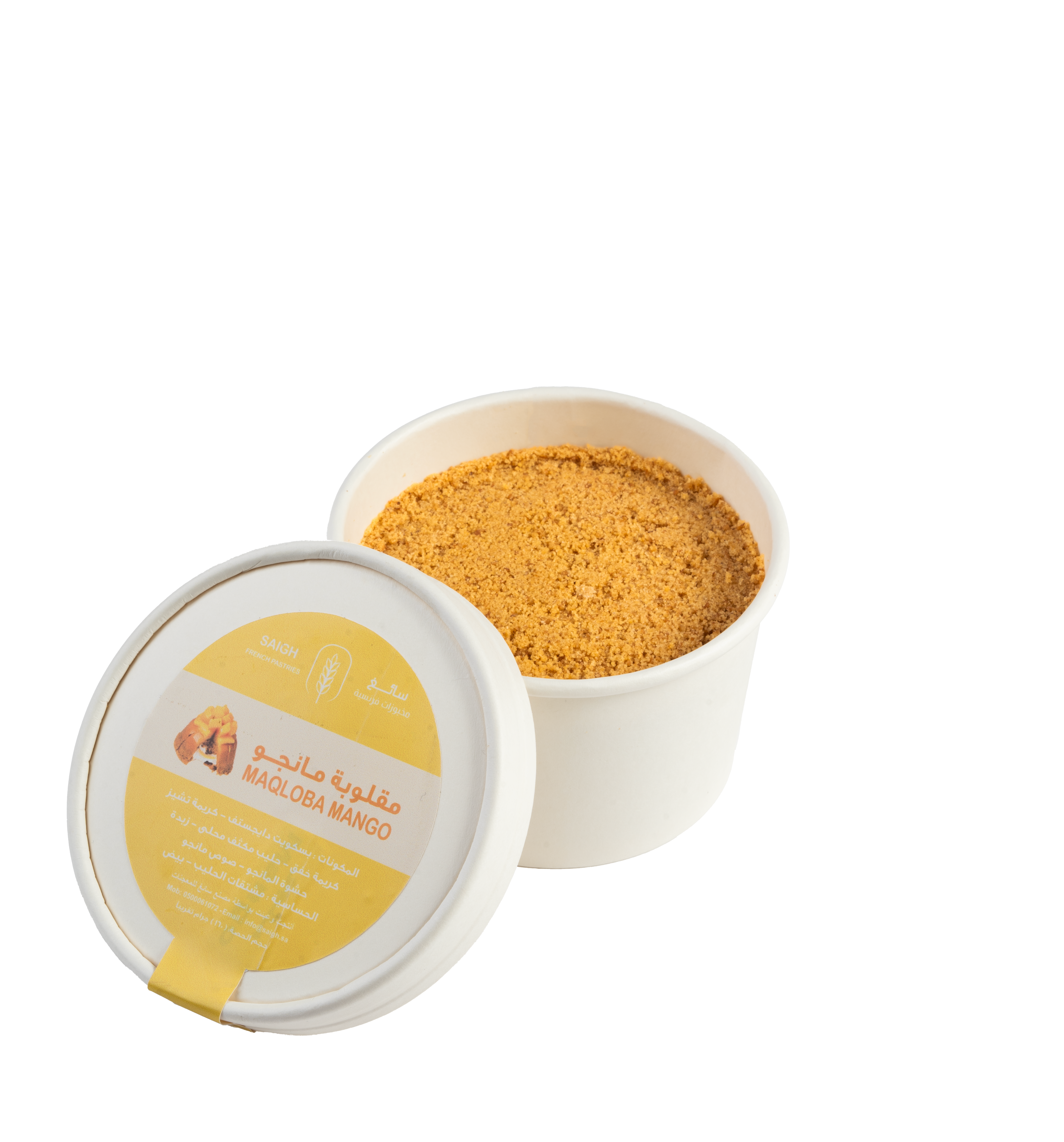 Upside-Down Mango Cheesecake